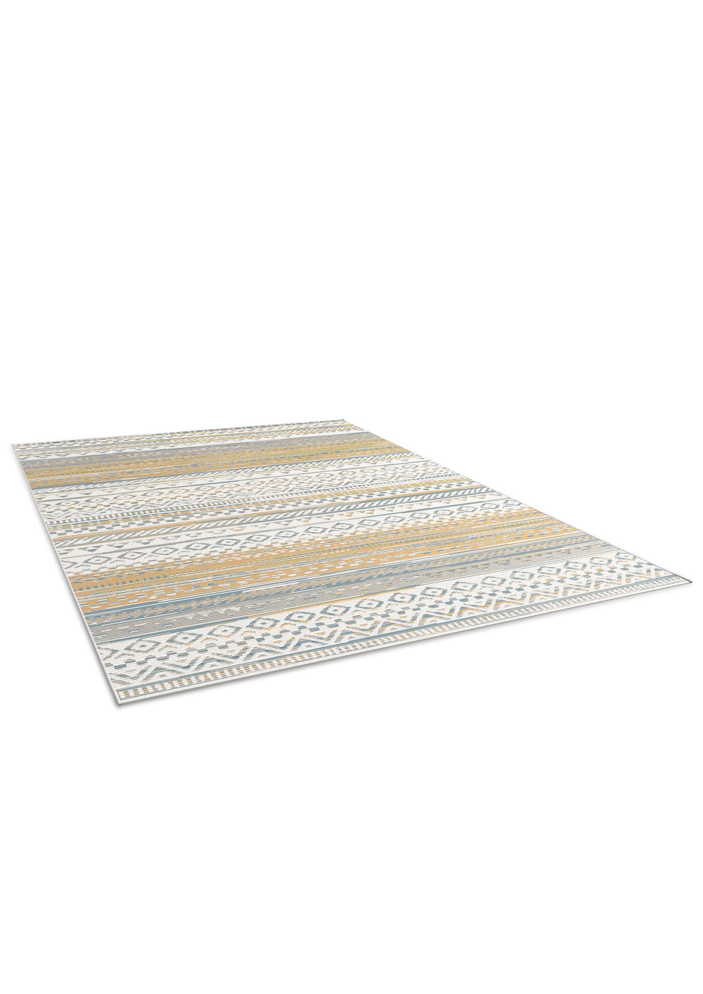 Rayne Aztec Gold Cream Blue
