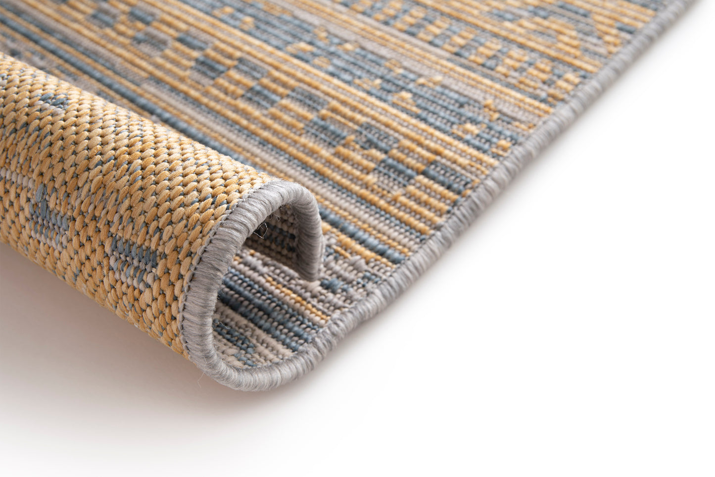 Rayne Aztec Gold Cream Blue