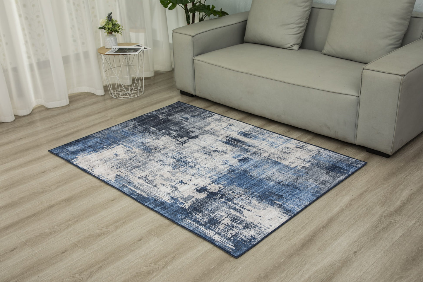 Leo Modern Abstract Blue