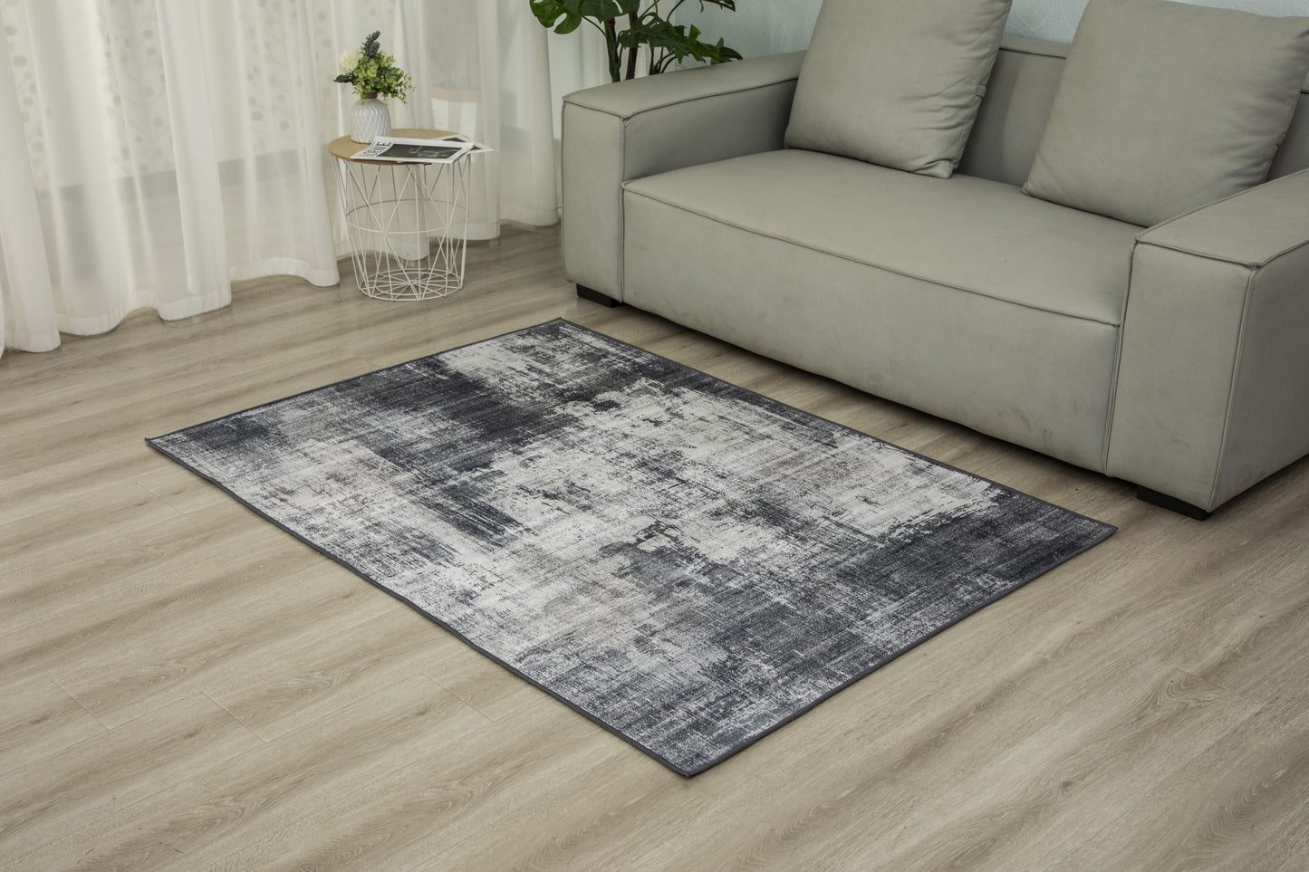 Leo Modern Abstract Grey