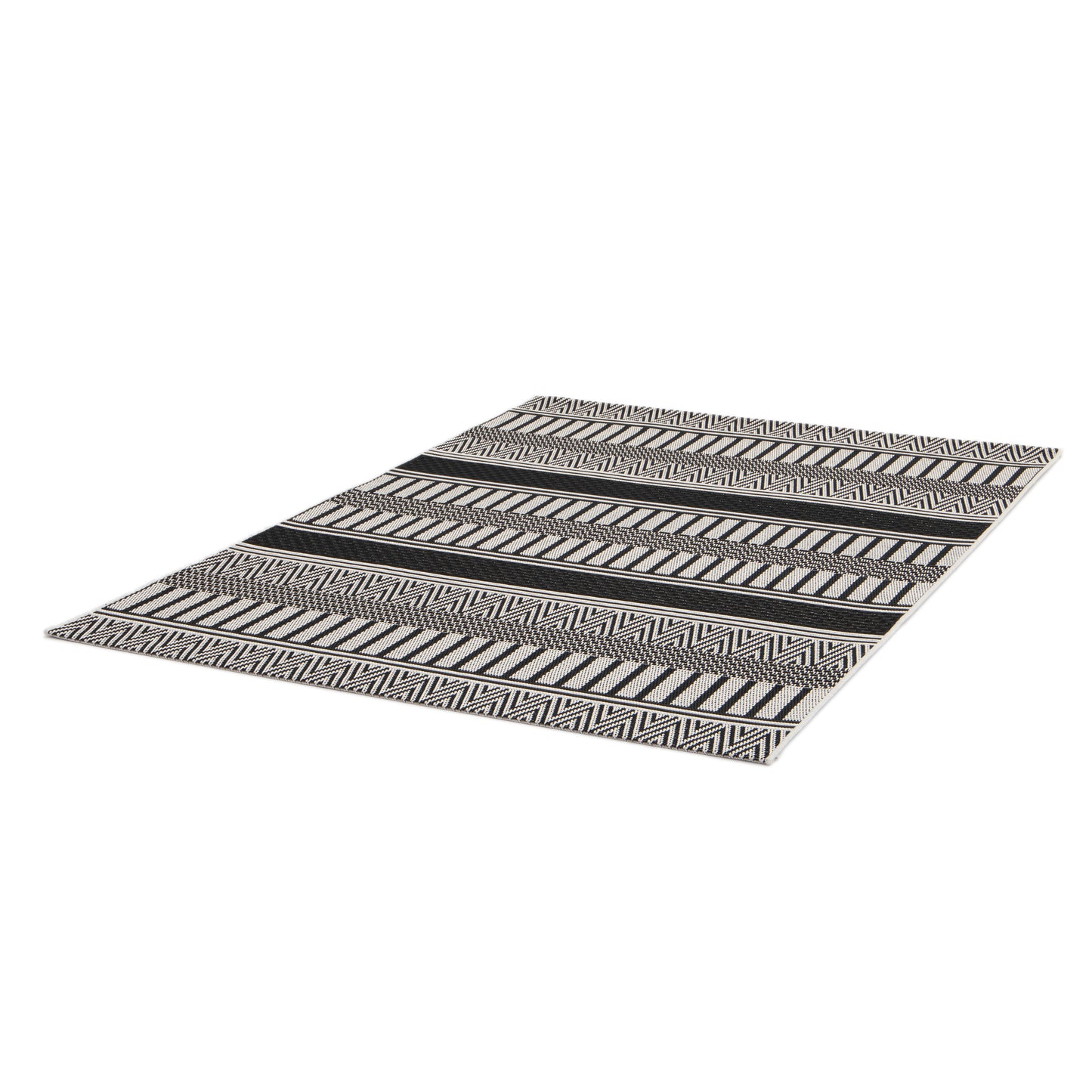 Patio Grace Aztec White & Black
