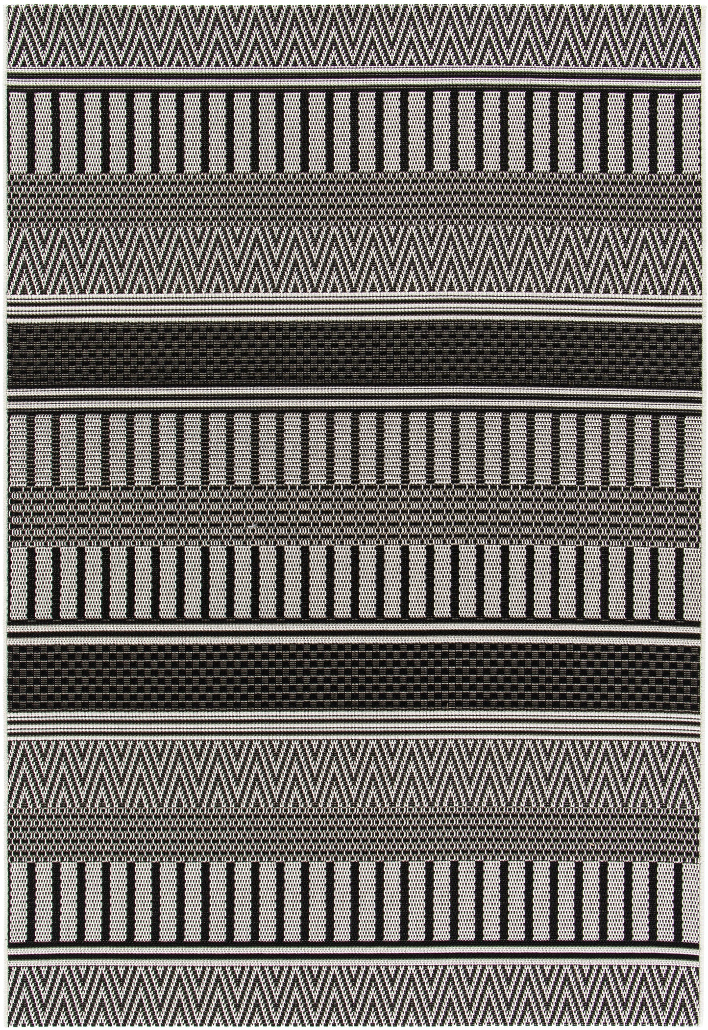 Patio Grace Aztec White & Black