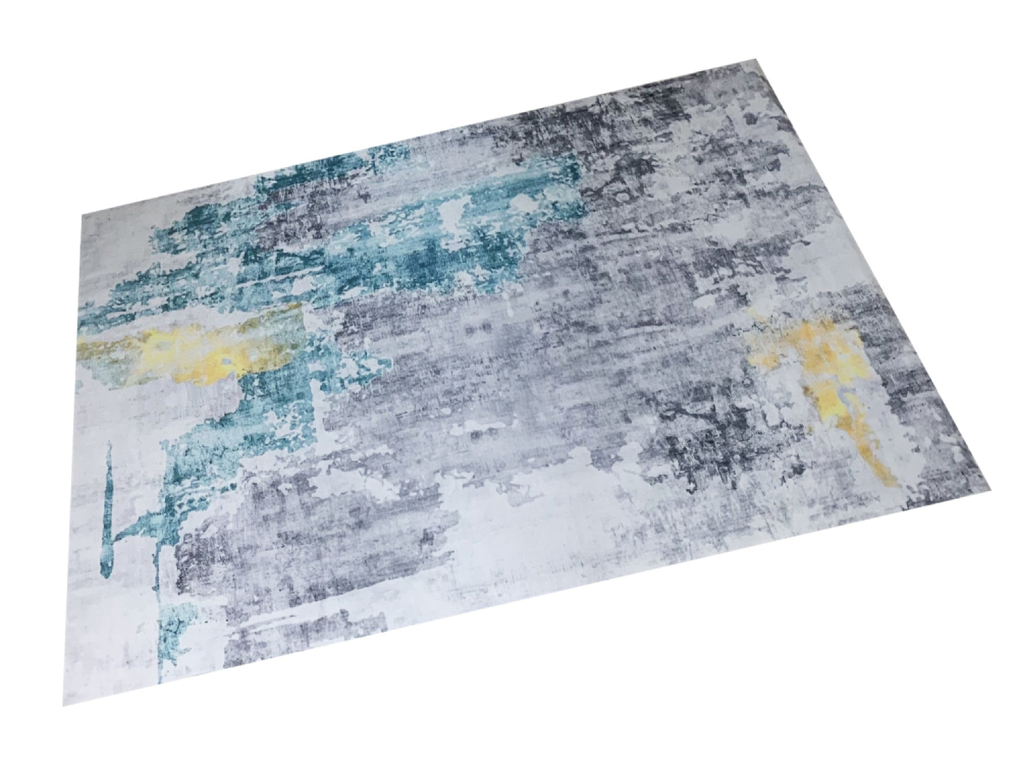 Orion Modern Abstract Design Blue & Yellow