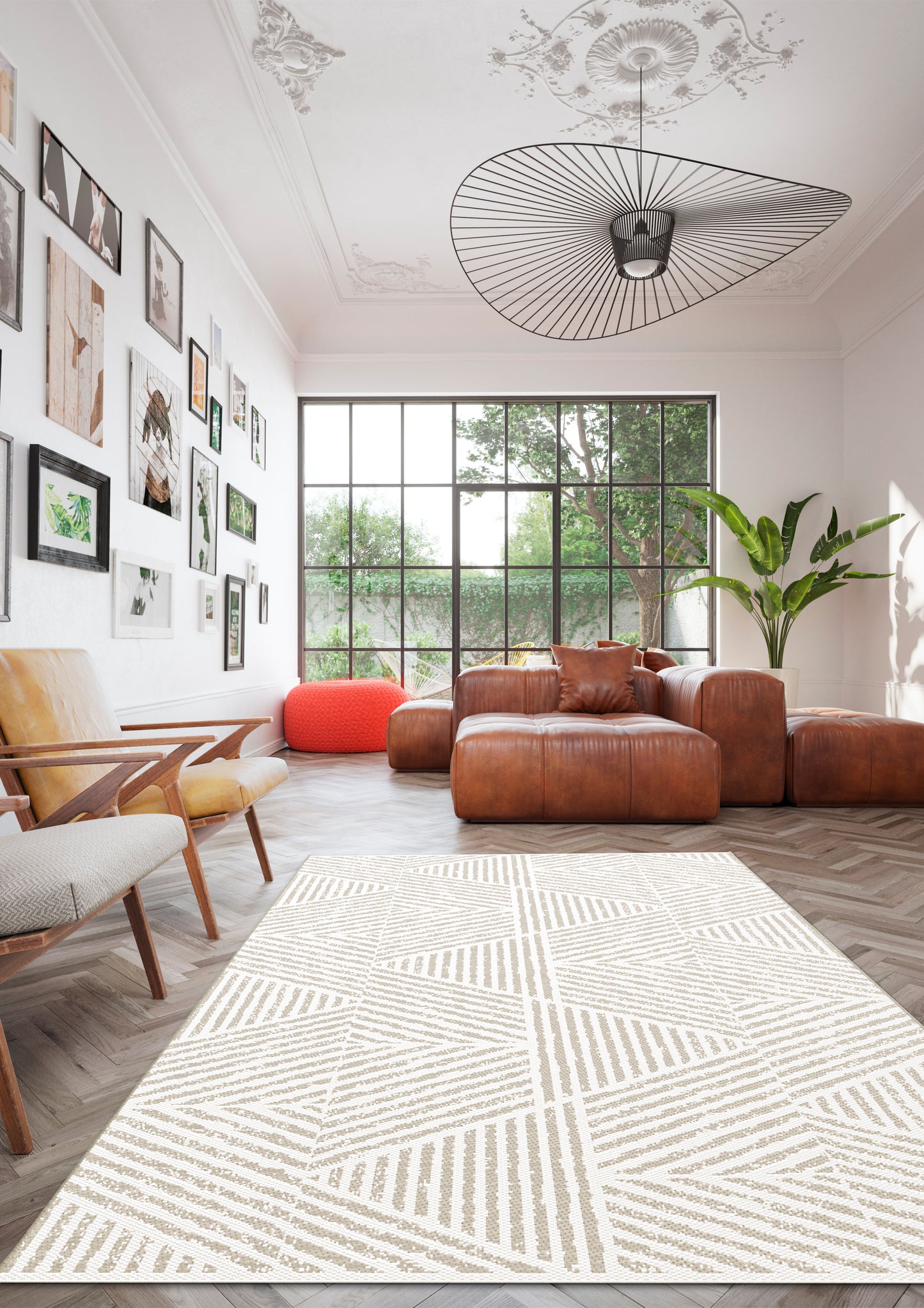 Mapris Geometric Triangular Design