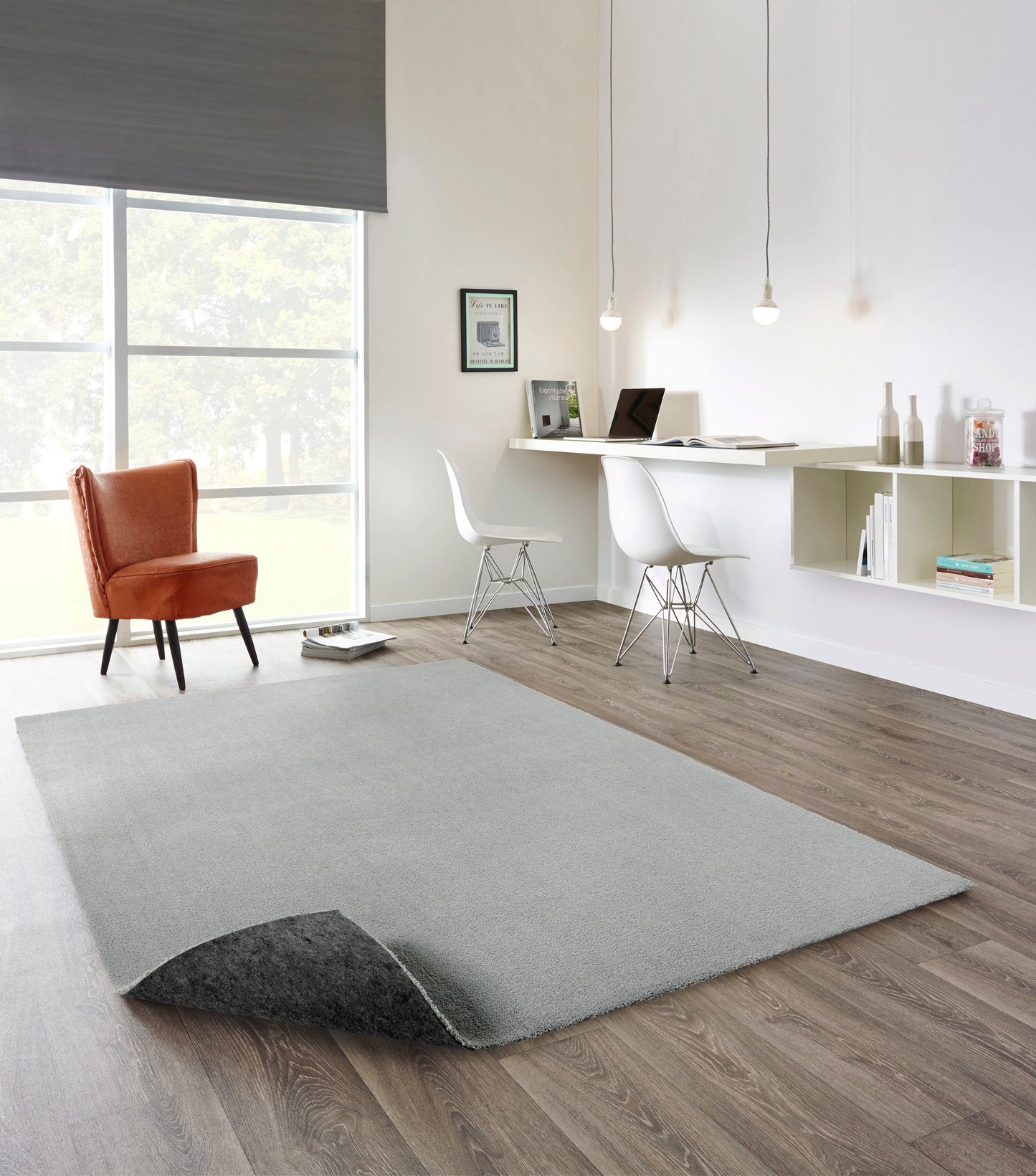 Feel Shaggy Light Grey