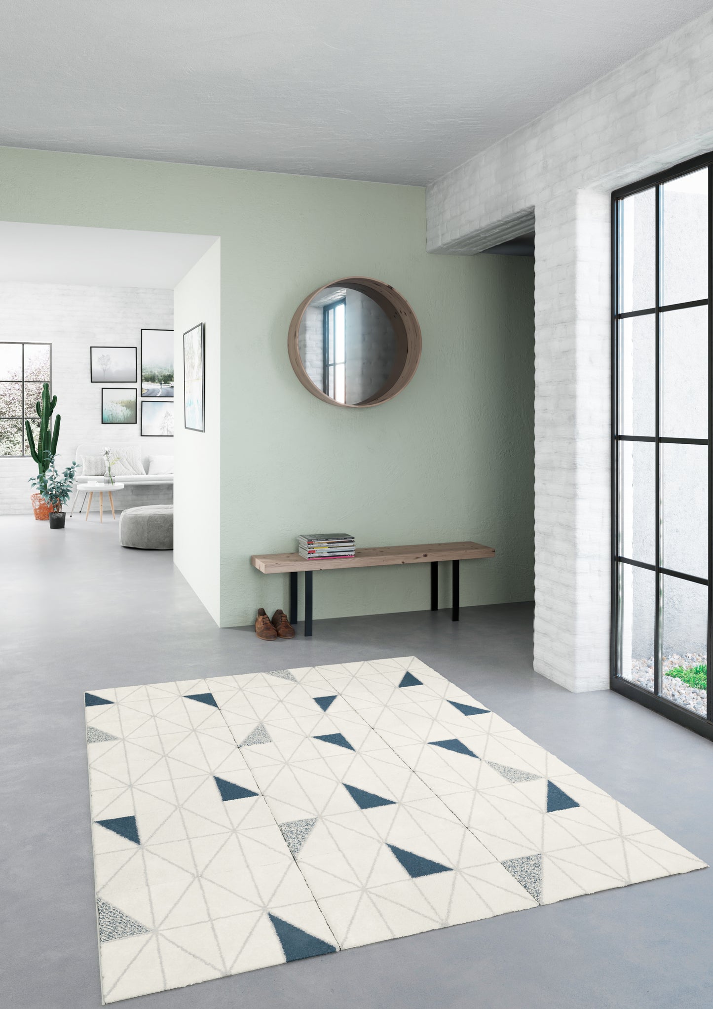 Shuffle Modern Triangular