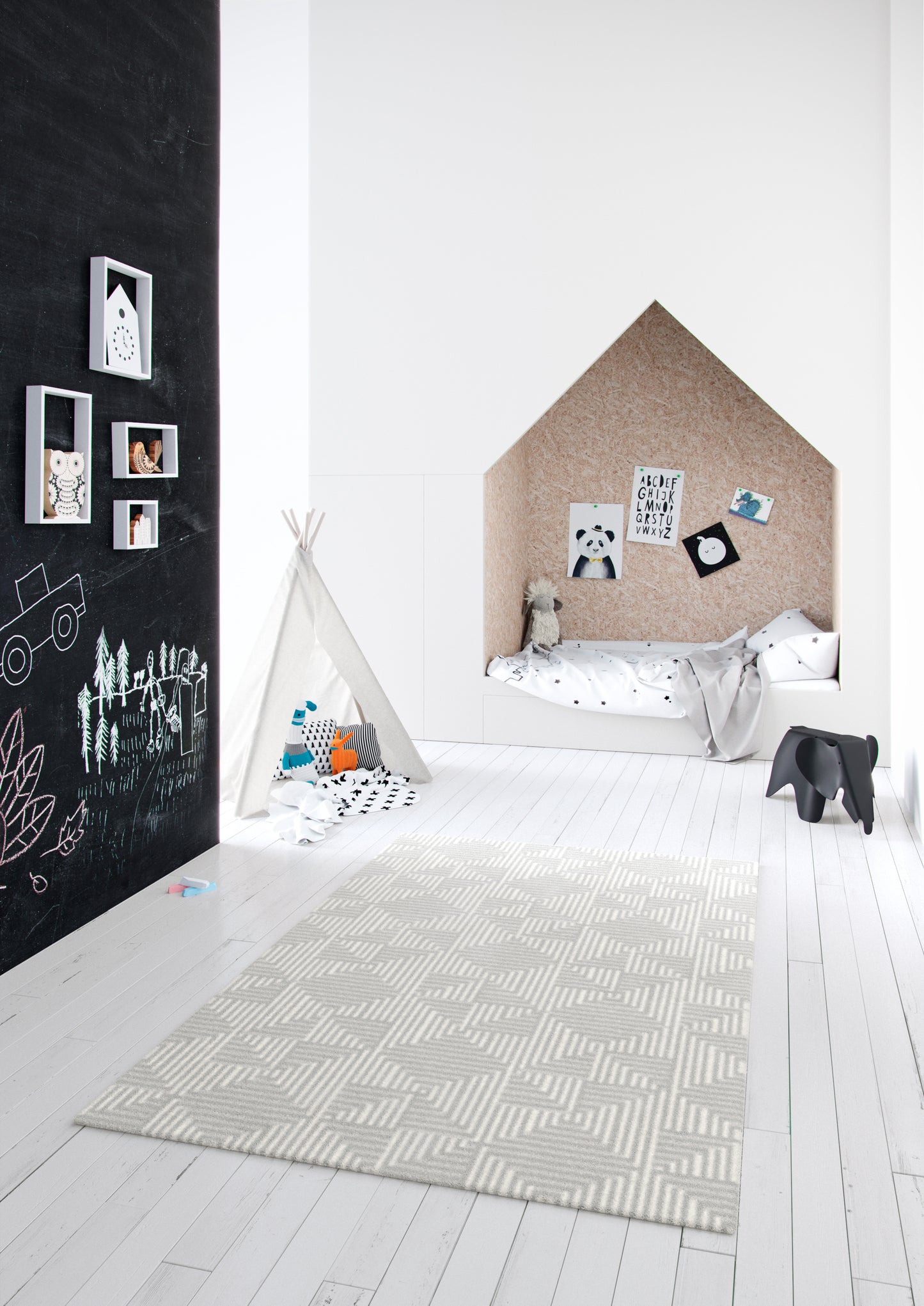 Play Geometric Triangle Modern