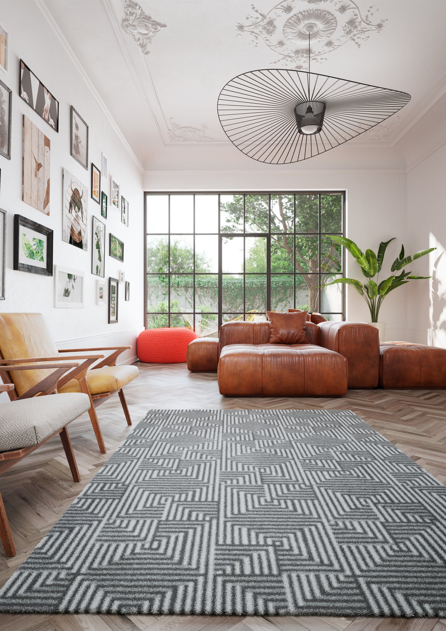 Play Geometric Triangle Modern
