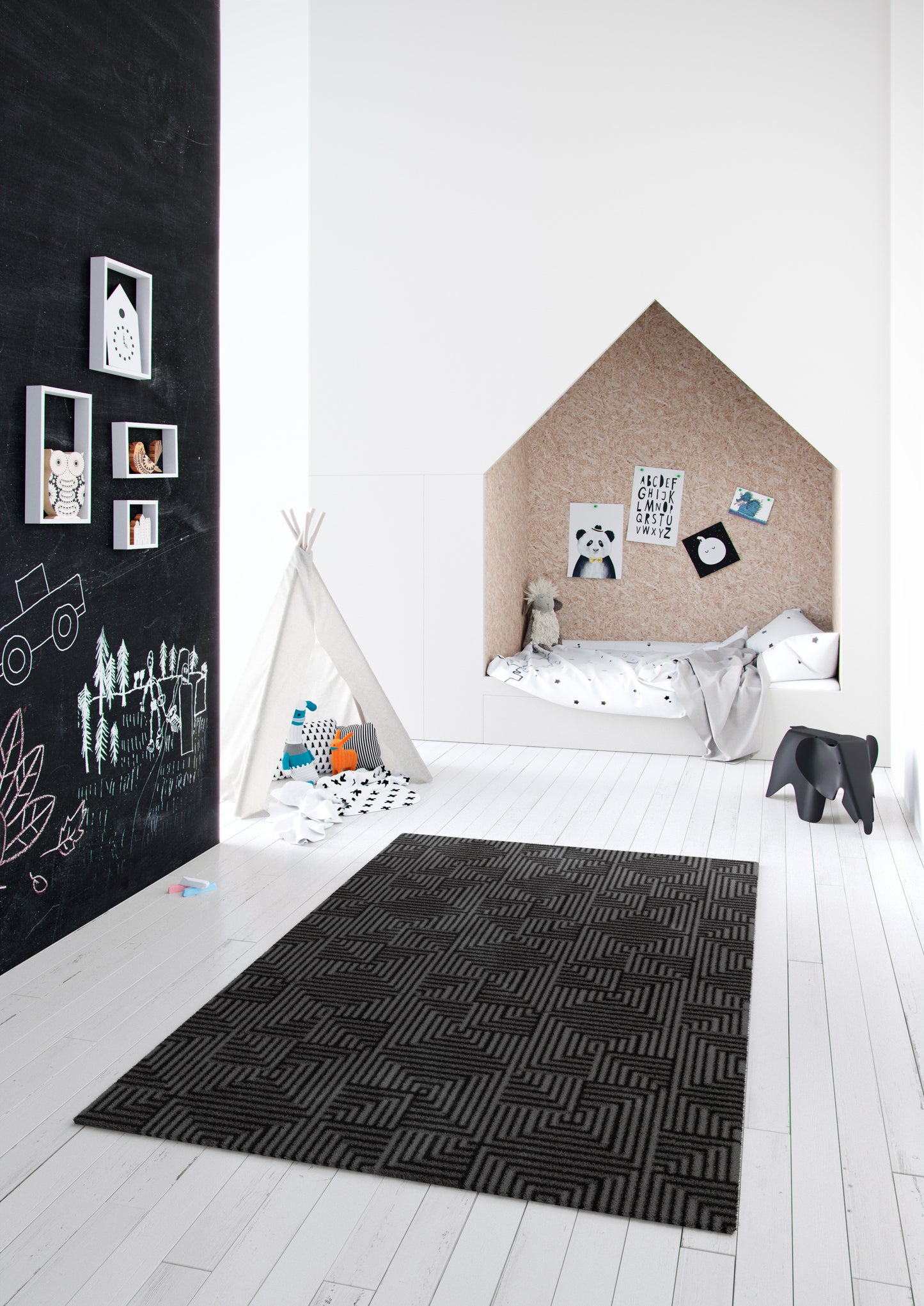 Play Geometric Triangle Modern