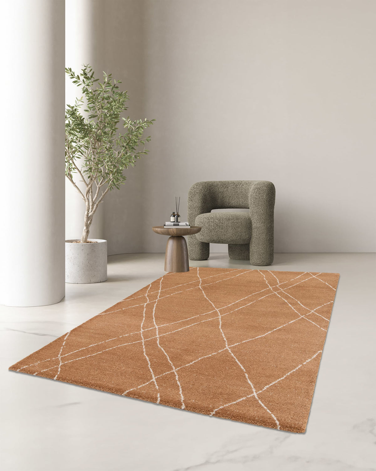 Moon Berber Trellis Caramel