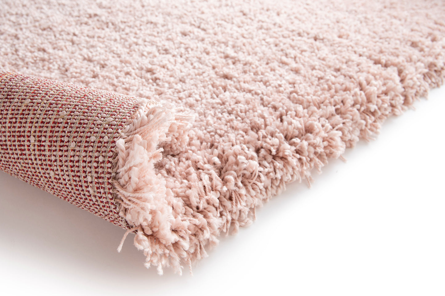Luxury Shaggy Plain Blush Pink