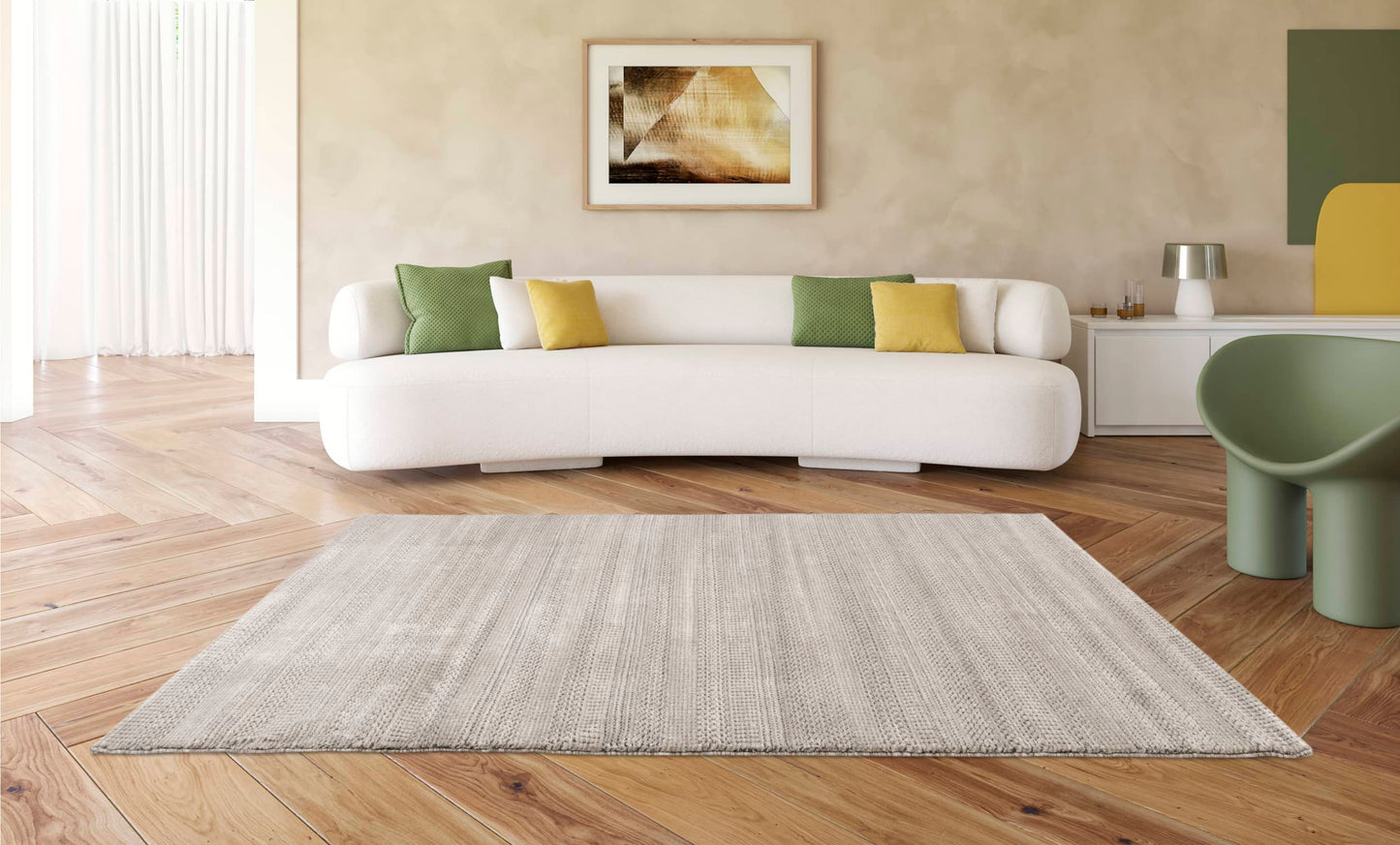 Contour Modern Linear Design Dark Grey