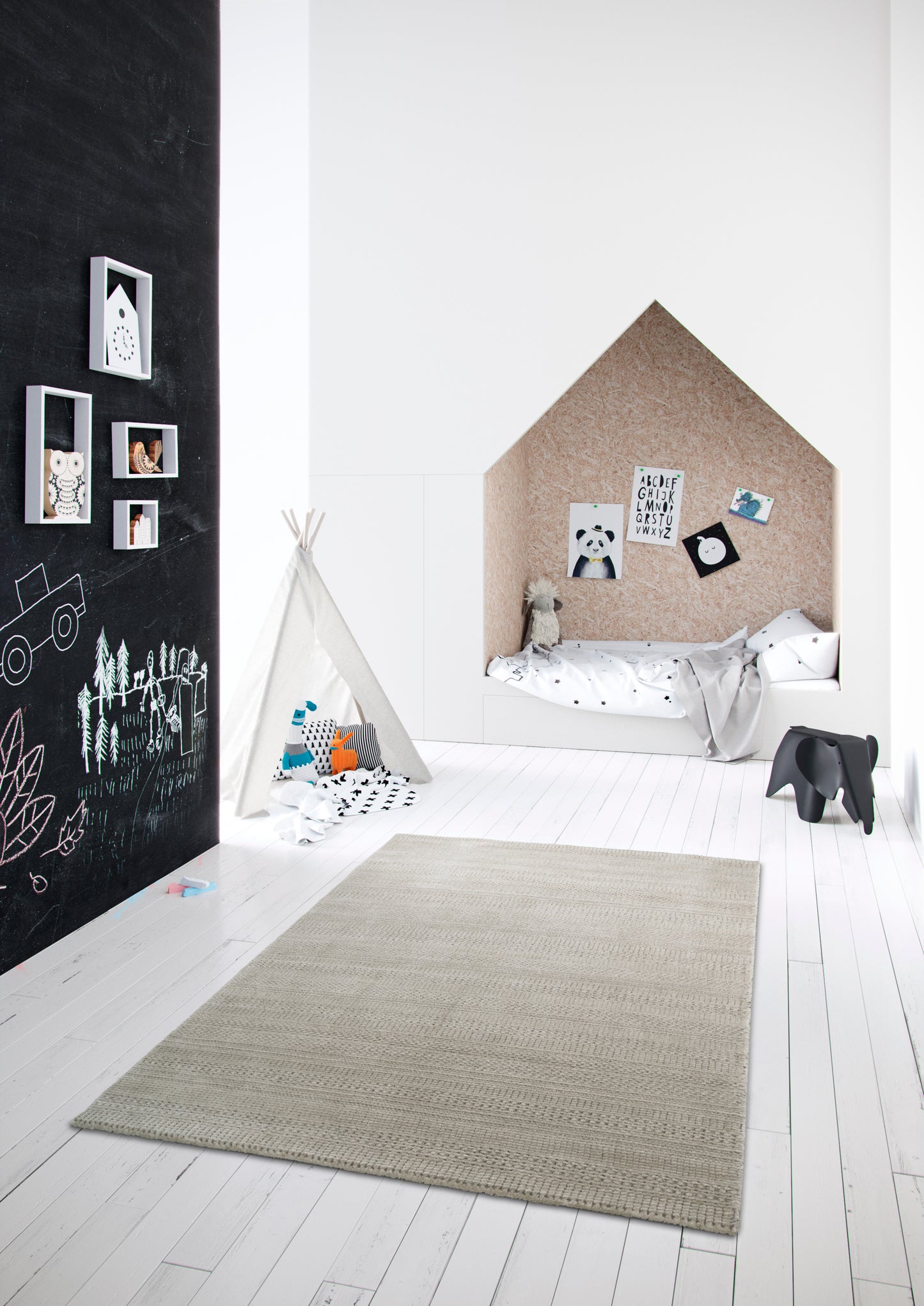 Contour Modern Linear Design Light Grey