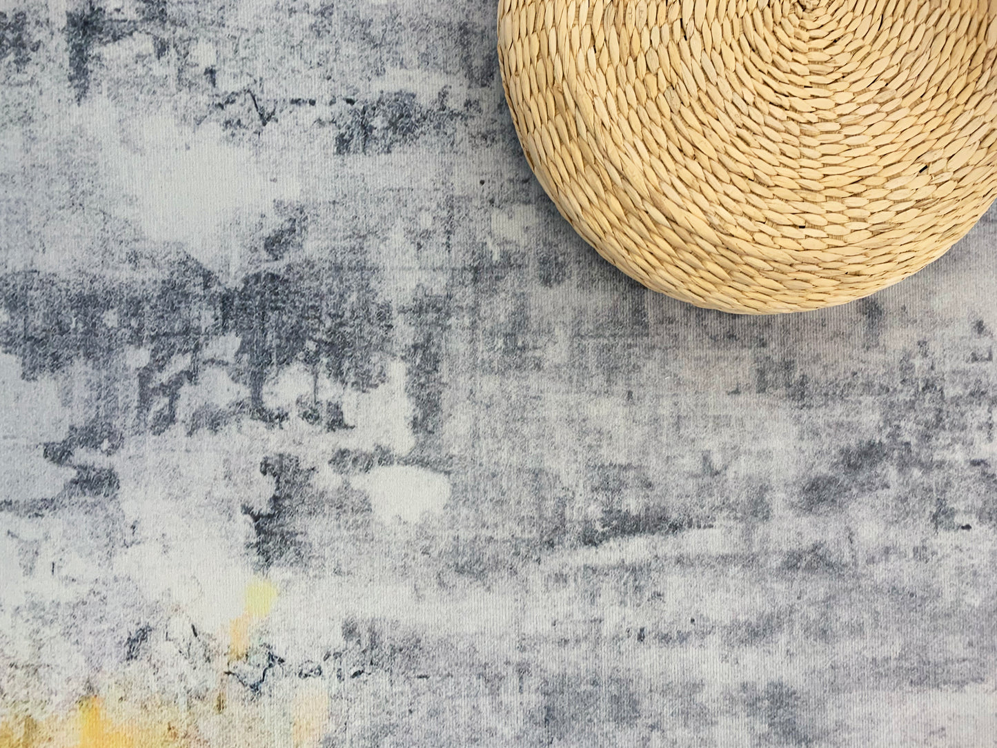 Orion Modern Abstract Design Blue & Yellow