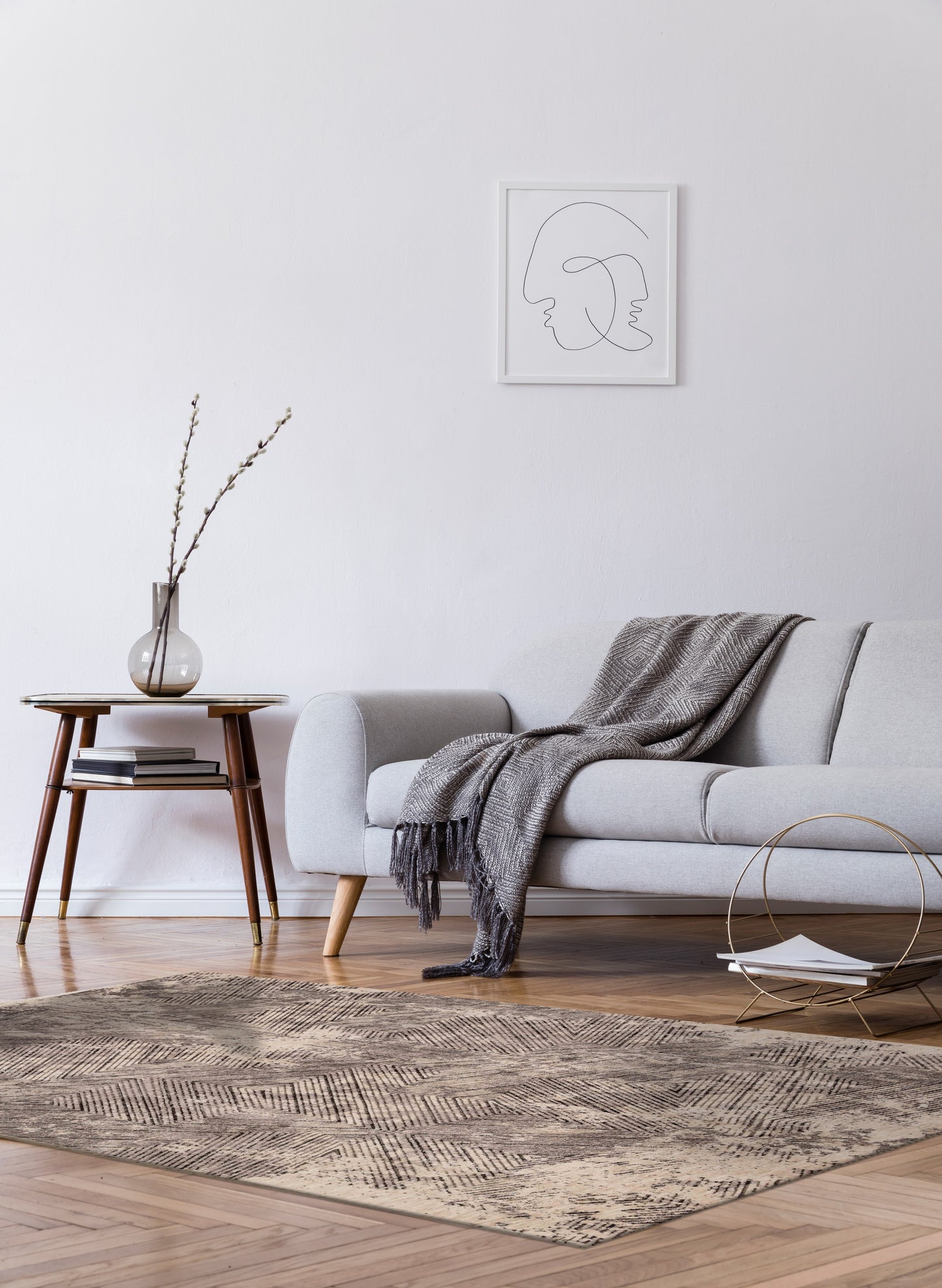 Crescent Geometric Modern Design