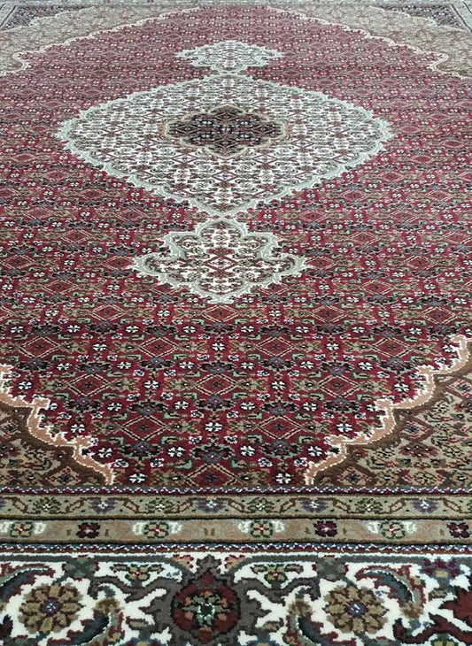 Mahi Tabriz Red Ivory Persian