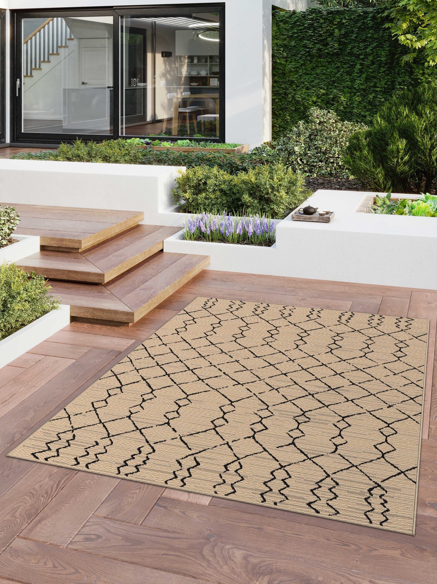Patio Grace Modern Geometric Design