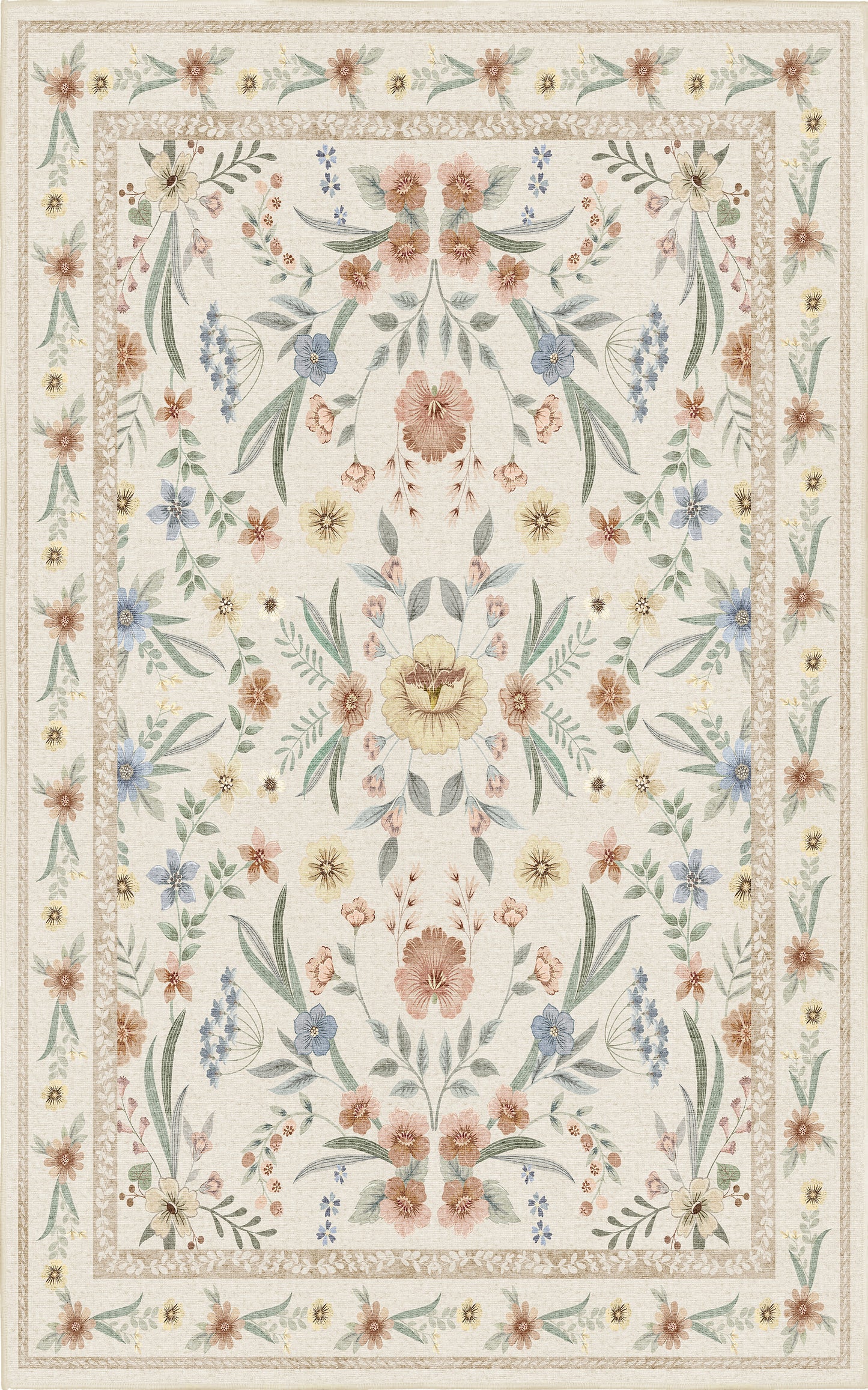 Horizon Country Floral rug — full design