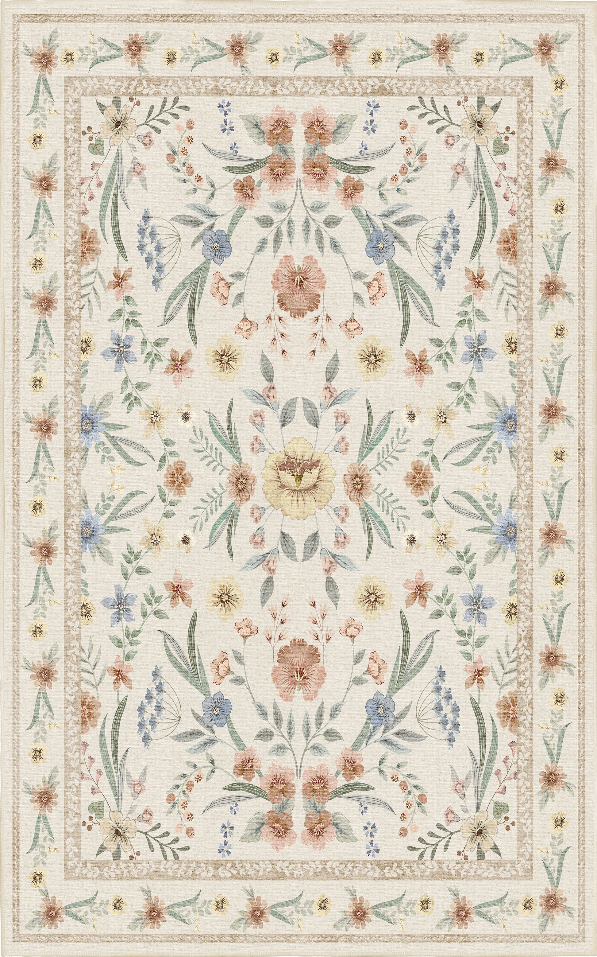 Horizon Country Floral rug — full design