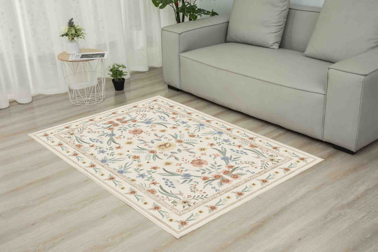 Horizon Country Floral rug in a living room
