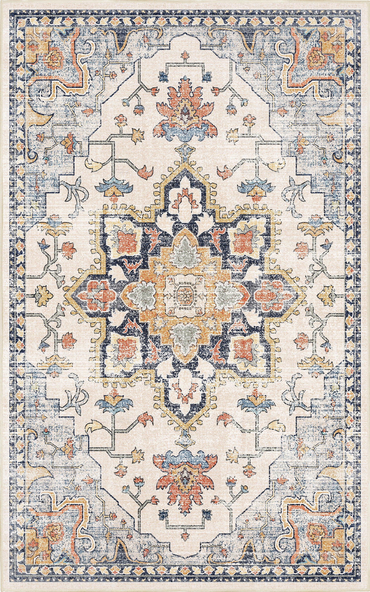 Sabrina Vintage Medallion rug — full design