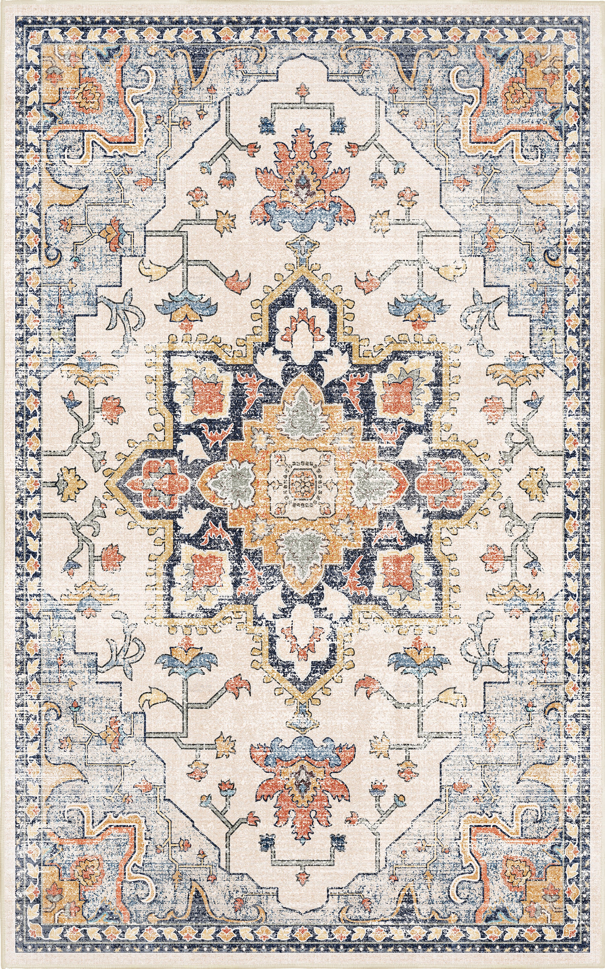 Sabrina Vintage Medallion rug — full design