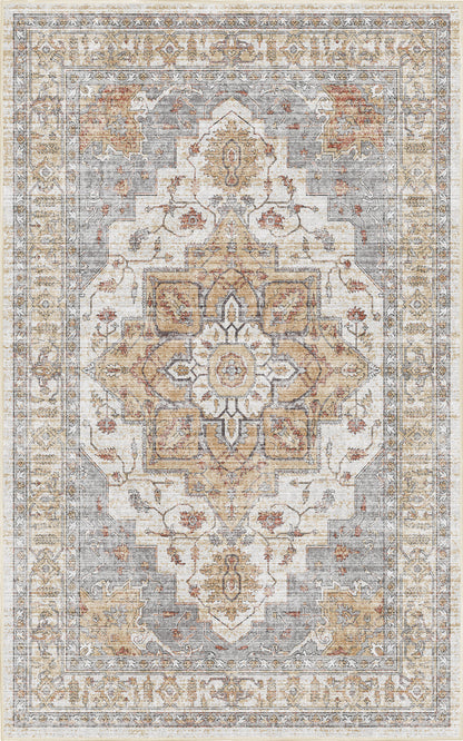 Sabrina Faded Gold rug — full design