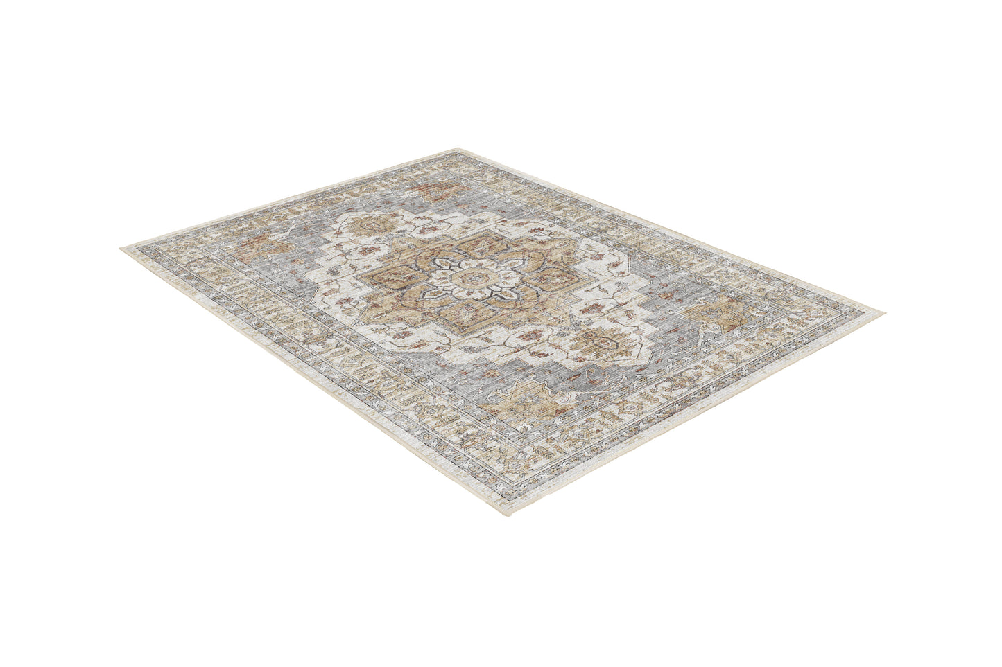 Sabrina Faded Gold rug, angled view