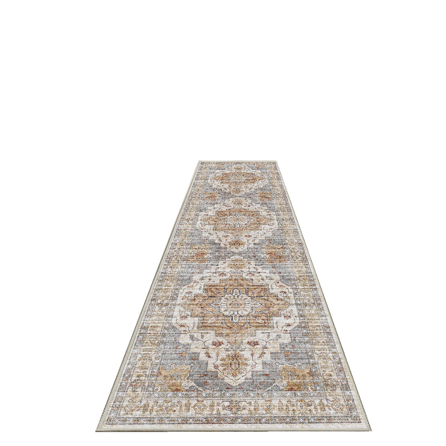 Sabrina Faded Gold runner rug, 80 x 300 cm