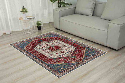 Sabrina Heritage Red rug in a living room