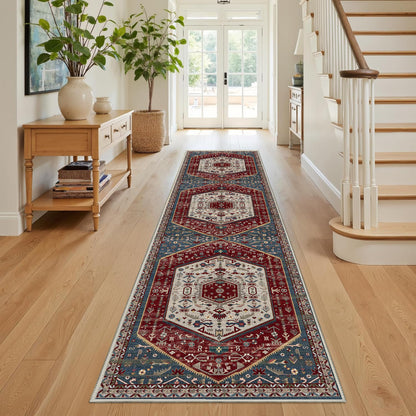Sabrina Heritage Red runner rug, 80 x 300 cm