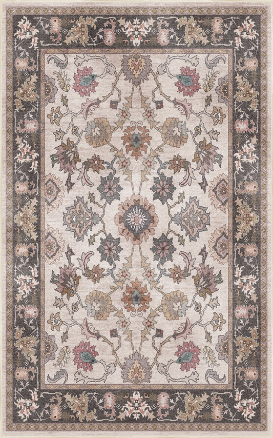 Sabrina Garden Bloom rug — full design