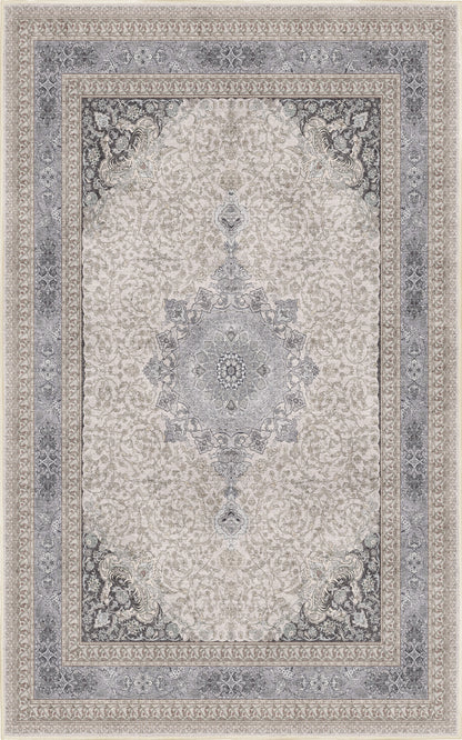 Sabrina Silver Classic rug — full design
