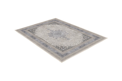 Sabrina Silver Classic rug, angled view