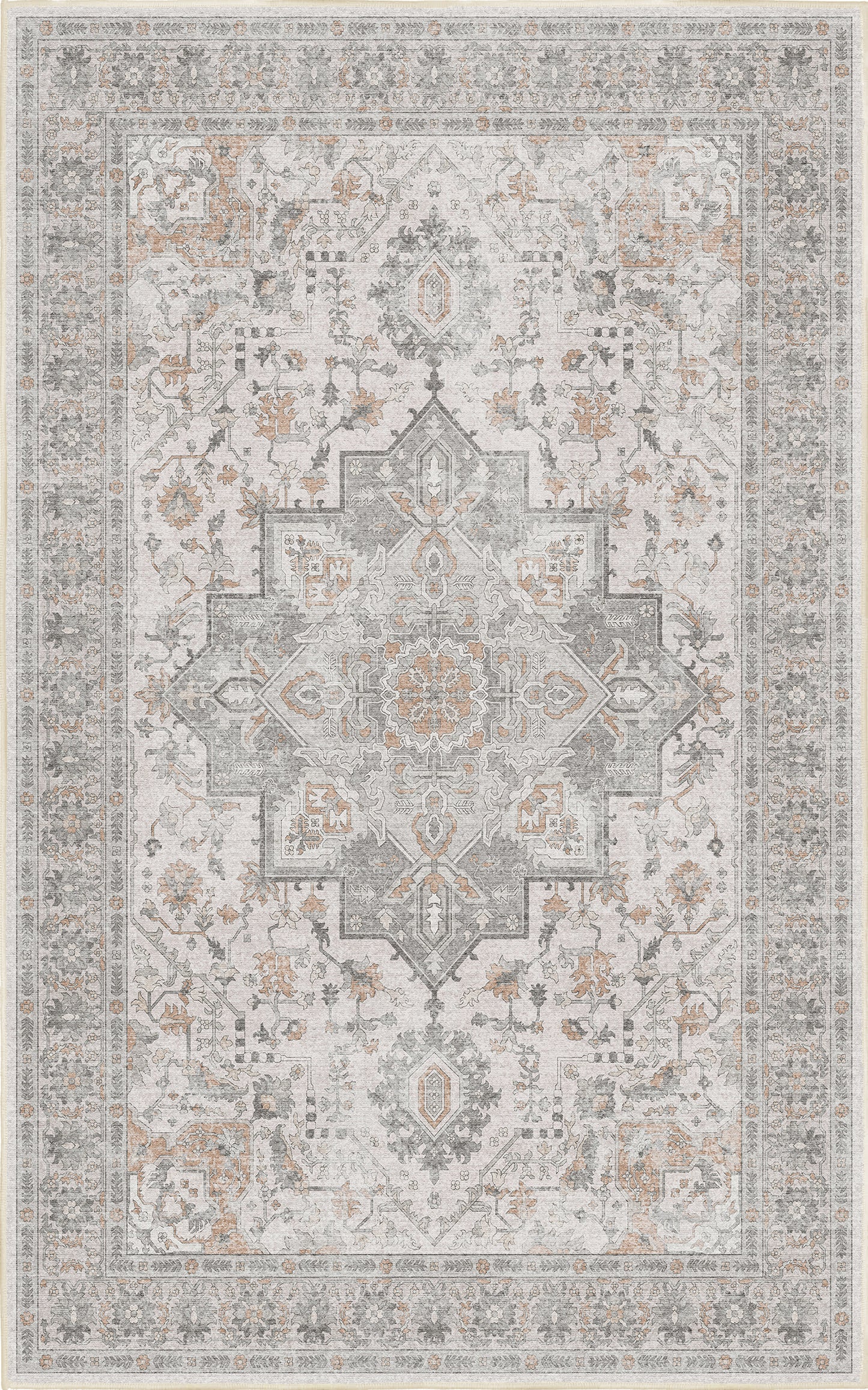 Sabrina Misty Grey rug — full design