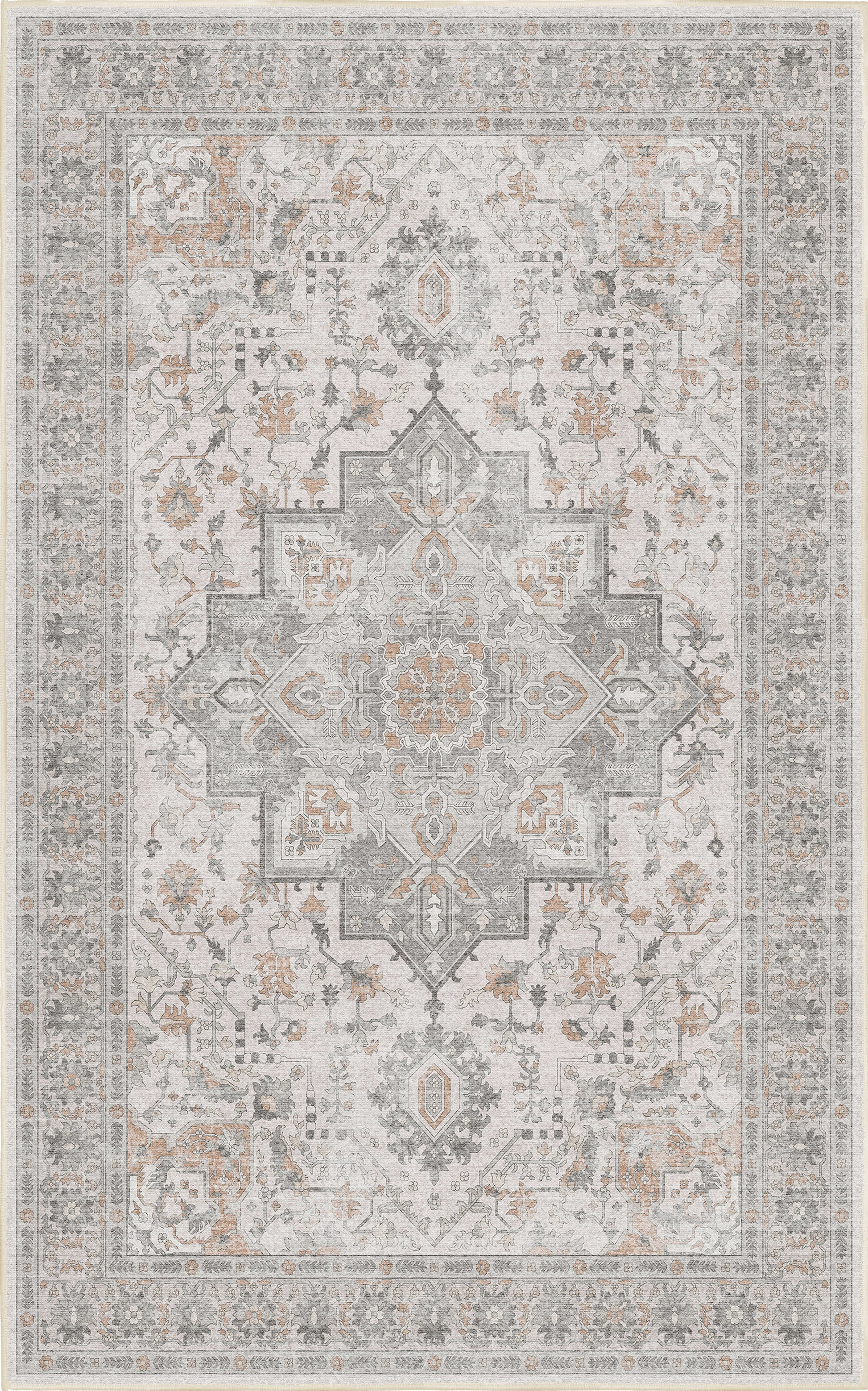 Sabrina Misty Grey rug — full design