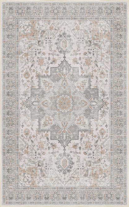 Sabrina Misty Grey rug — full design
