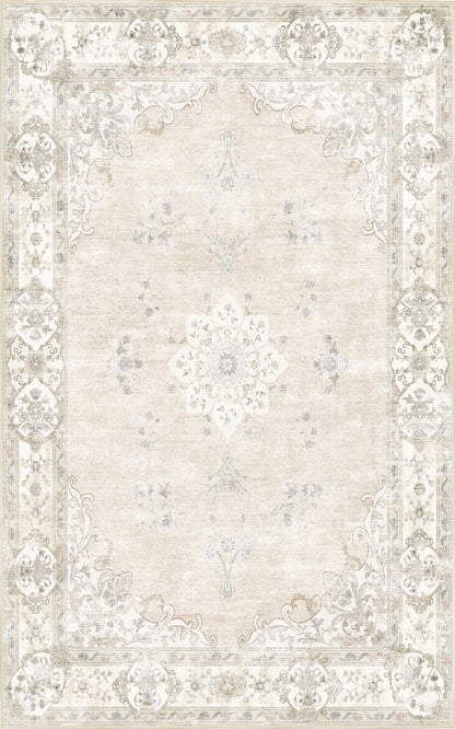 Tello Whisper Ivory rug — full design
