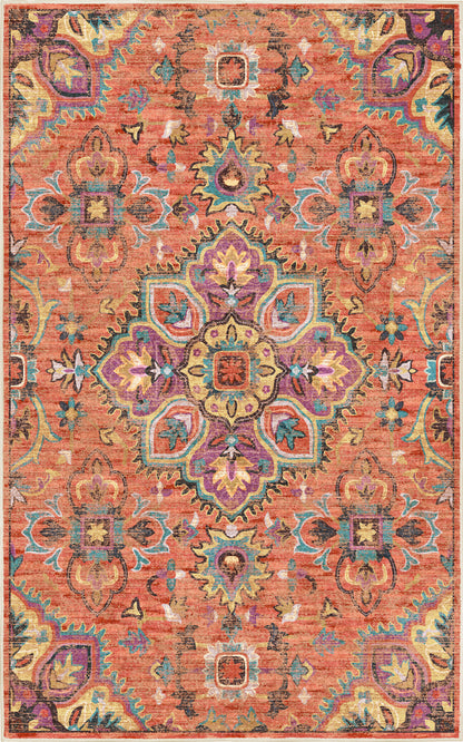 Tello Bohemian Sunset rug — full design