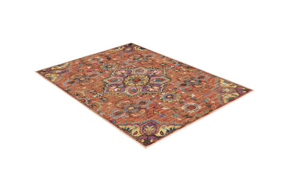 Tello Bohemian Sunset rug, angled view