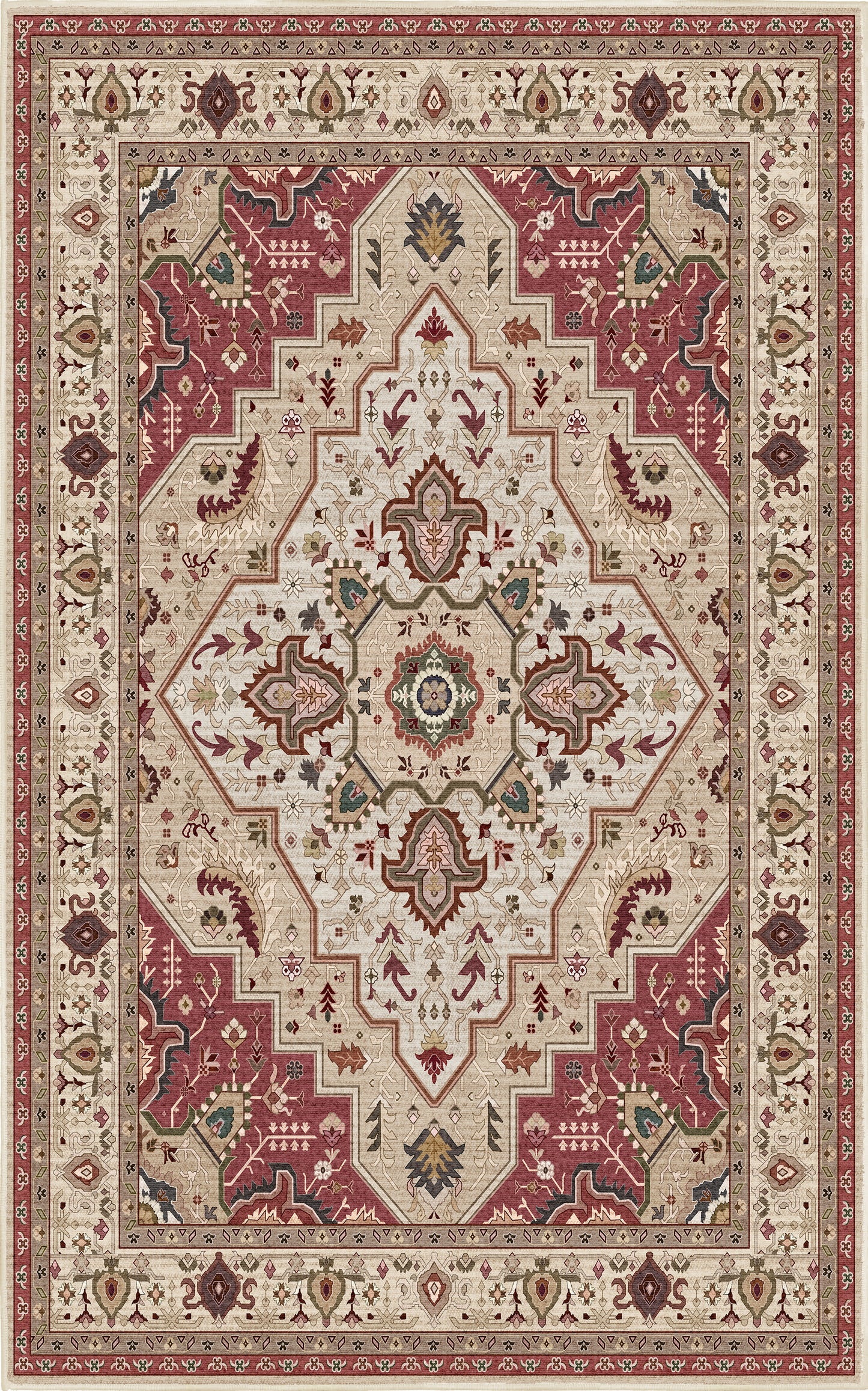Tello Classic Medallion rug — full design