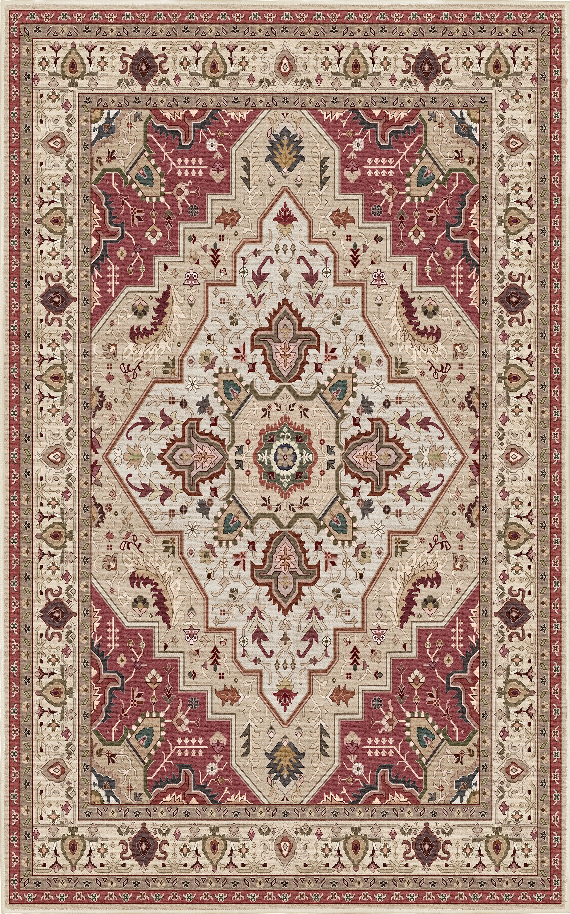 Tello Classic Medallion rug — full design