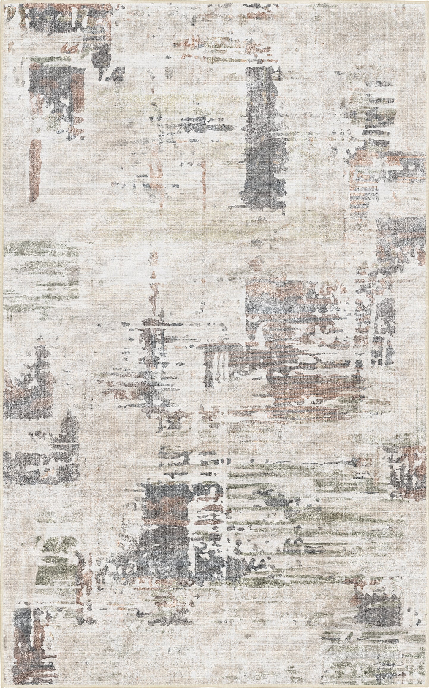 Torino Abstract Sage rug — full design