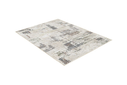 Torino Abstract Sage rug, angled view