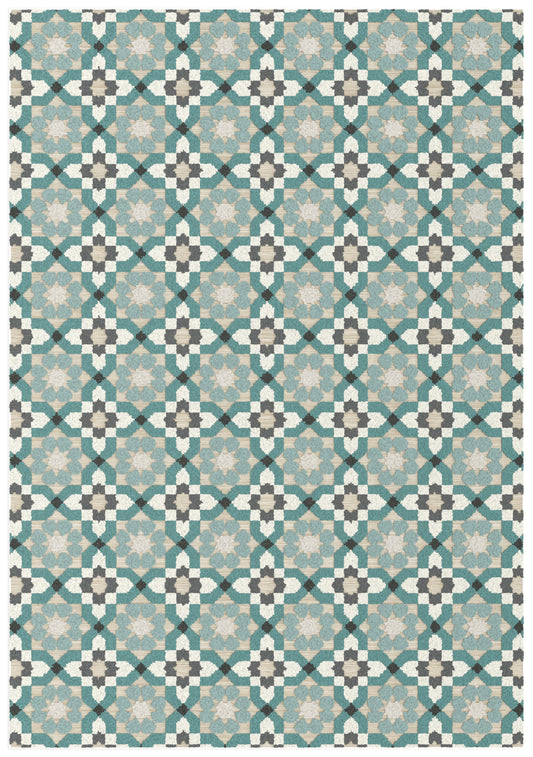 Flow Floral Hexagon Design