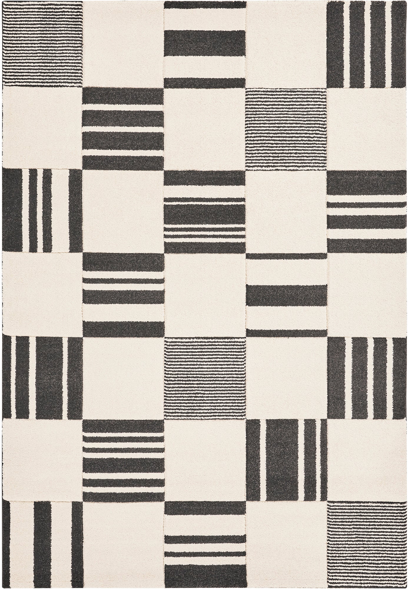 Shuffle Modern Linear Square Rug | Rugs Original