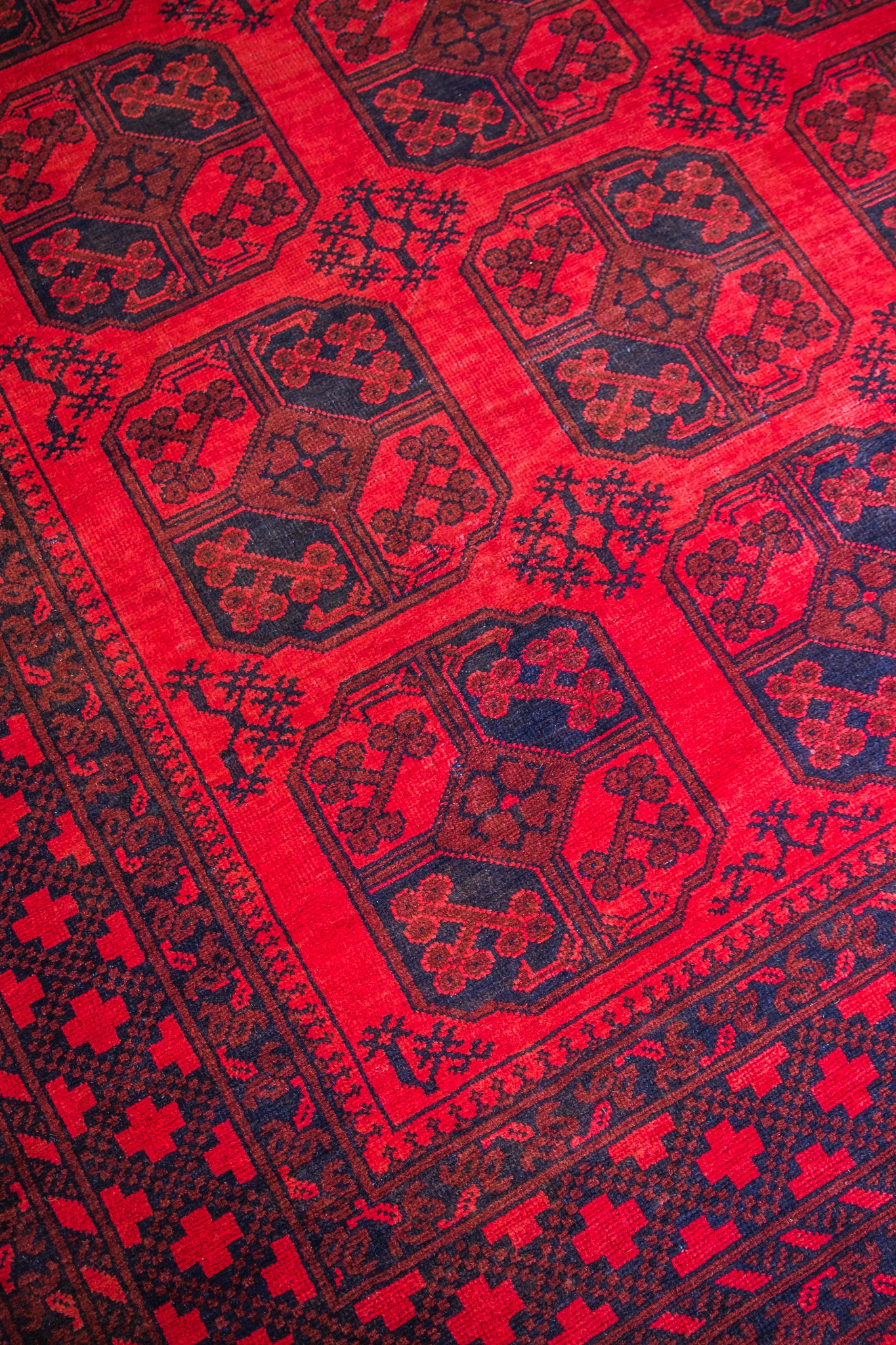 Afghan Aqcha Large Gul Rug