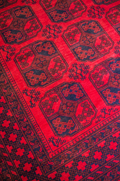 Afghan Aqcha Large Gul Rug