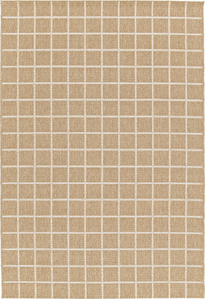 Pergola Grid Check Tan