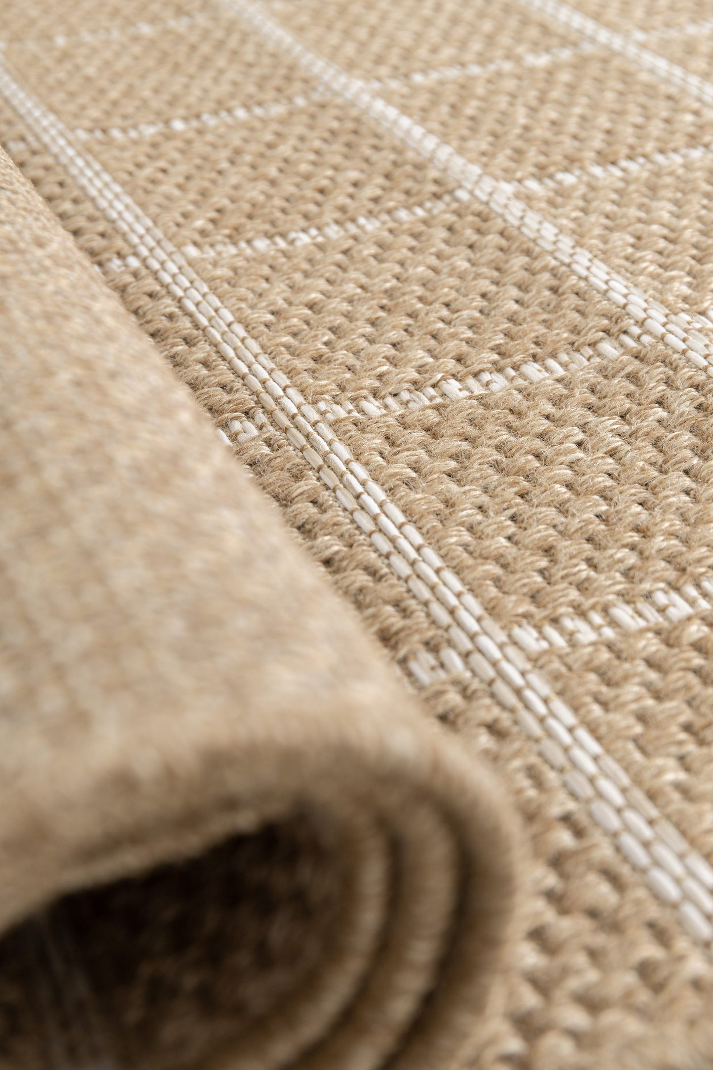 Pergola Grid Check Tan - ZM